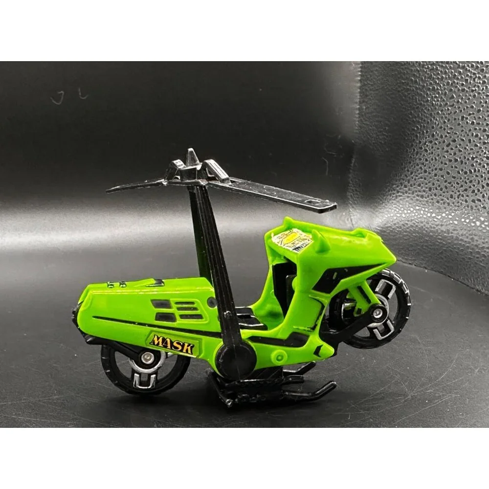 Vtg Kenner 1980s M.A.S.K. Condor green helicopter‎ motorcycle.  No figure READ